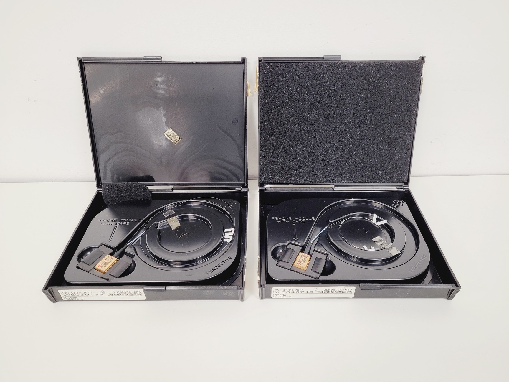 Image of 2 x Lasertron Pump Lasers for Optical Amplifier Applications PN 470102071 Lab