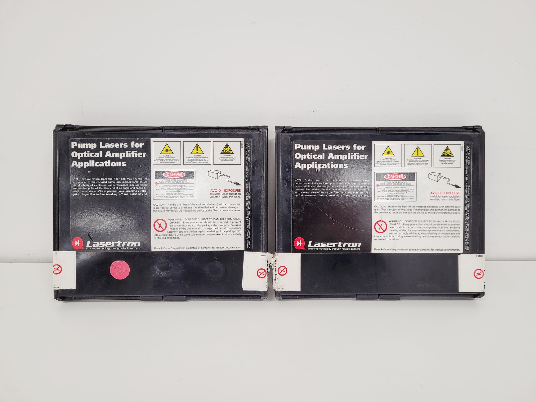 Image of 2 x Lasertron Pump Lasers for Optical Amplifier Applications PN 470102071 Lab