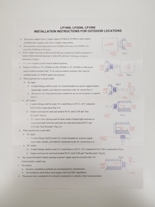 Thumbnail image of 22 x High Perfection LP1090-36-GG-290 36V DC Power Supplies