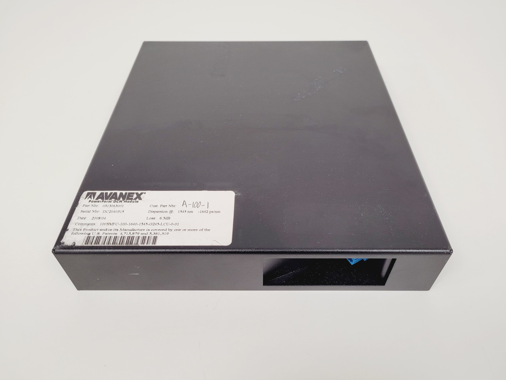 Image of Avenex Powerform  Fiber DCM Module Part Nbr. 0313063001 Lab