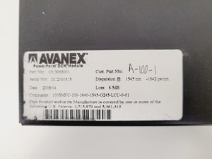 Thumbnail image of Avenex Powerform  Fiber DCM Module Part Nbr. 0313063001 Lab