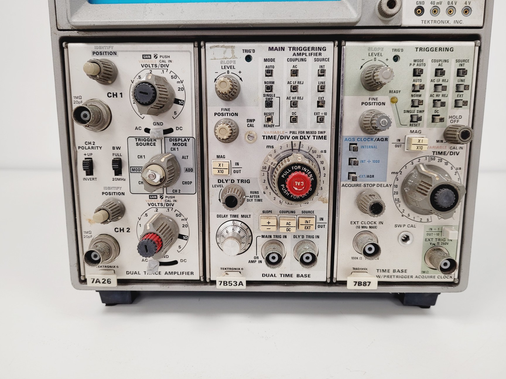 Image of Tektronix Large Screen Vertical Oscilloscope Model 7603 Lab