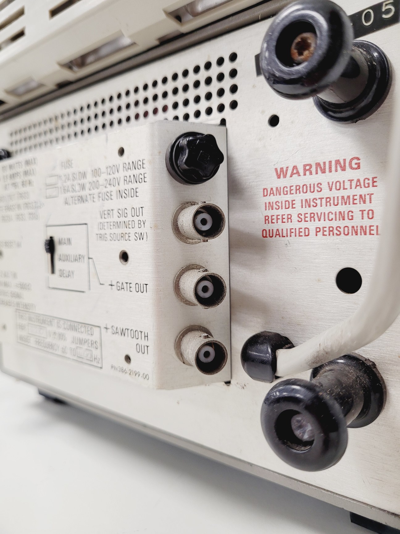 Image of Tektronix Large Screen Vertical Oscilloscope Model 7603 Lab