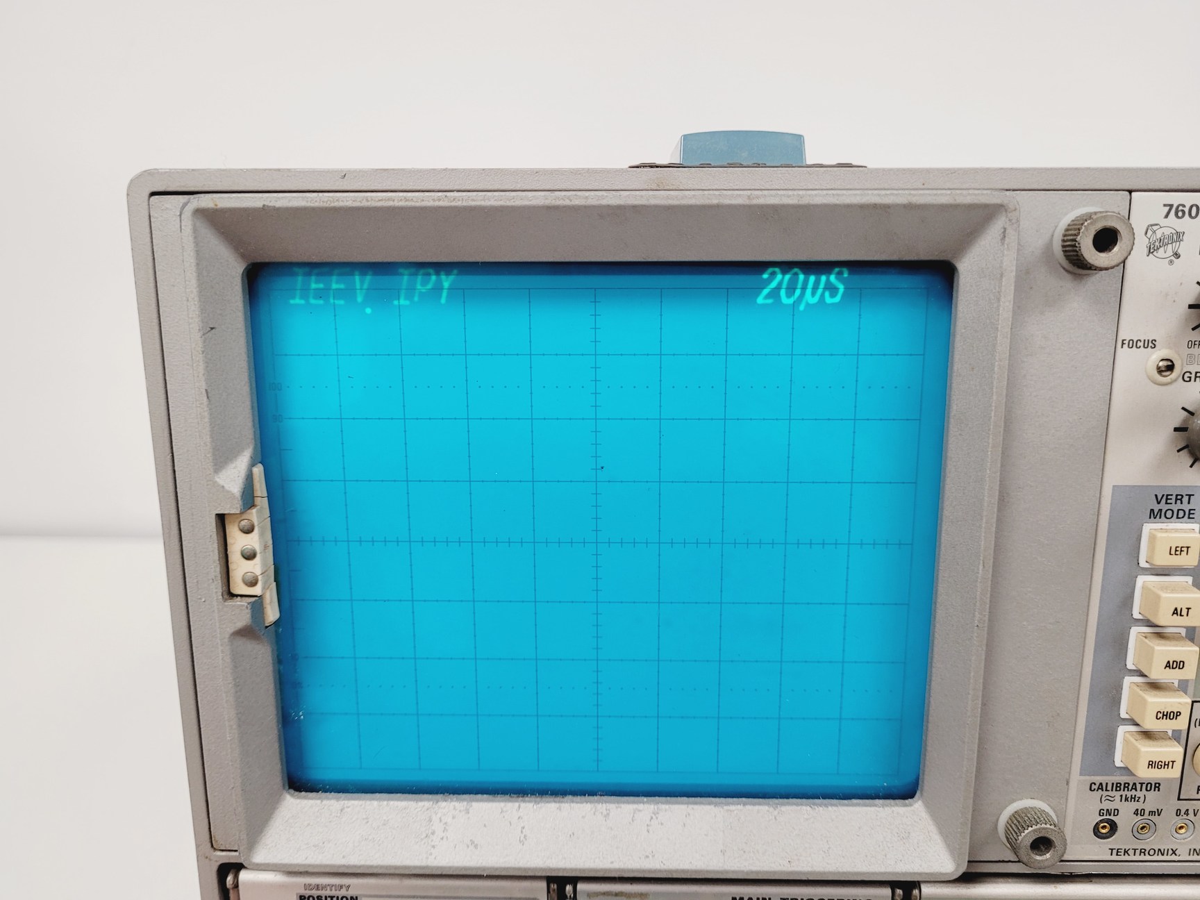 Image of Tektronix Large Screen Vertical Oscilloscope Model 7603 Lab