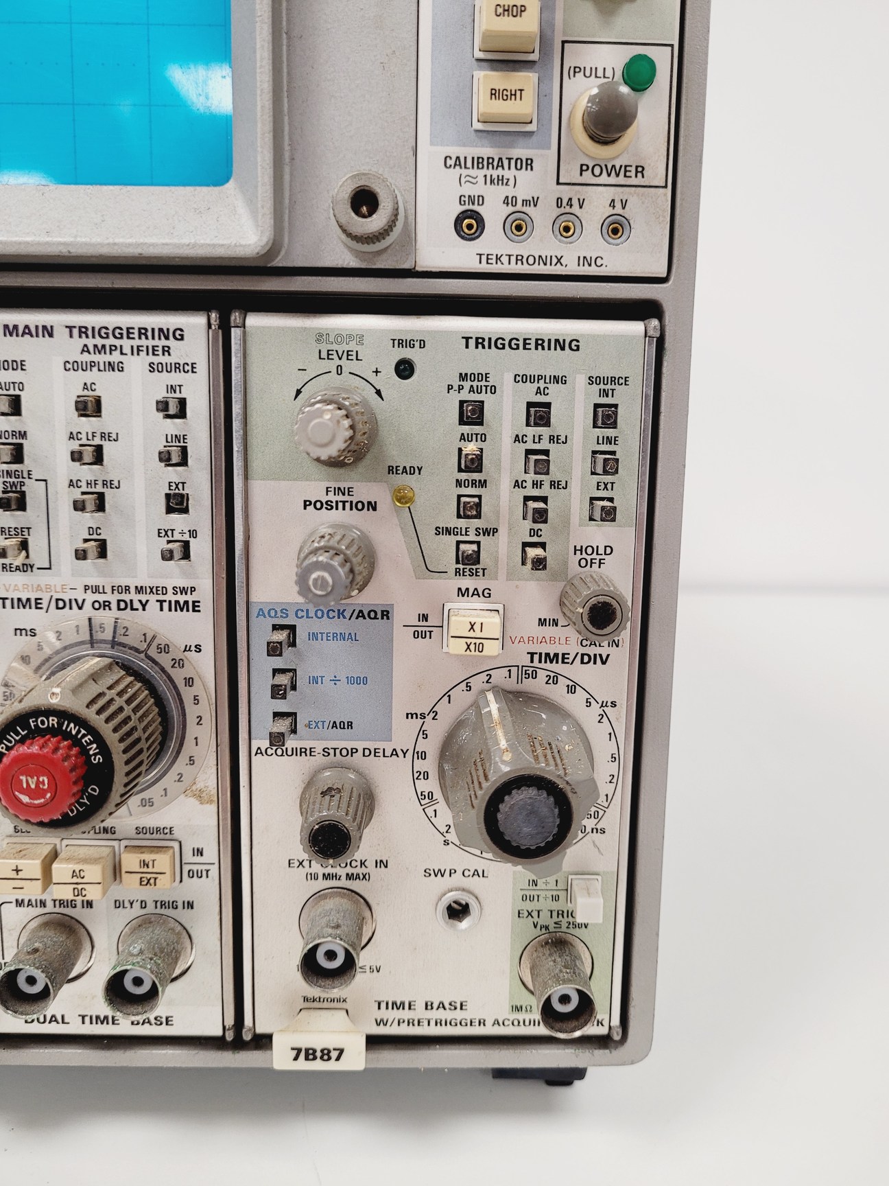 Image of Tektronix Large Screen Vertical Oscilloscope Model 7603 Lab