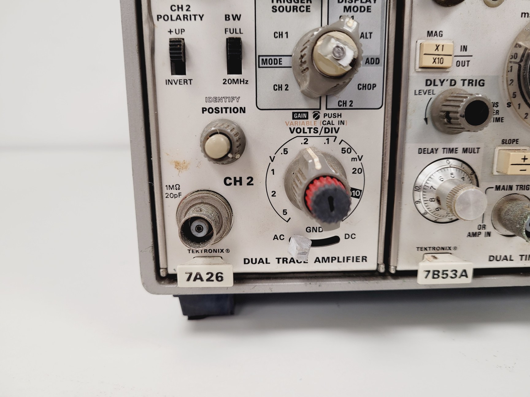 Image of Tektronix Large Screen Vertical Oscilloscope Model 7603 Lab