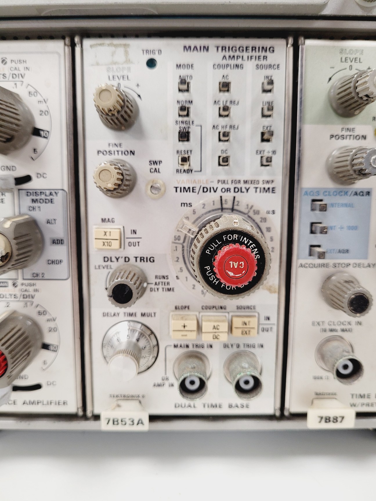 Image of Tektronix Large Screen Vertical Oscilloscope Model 7603 Lab