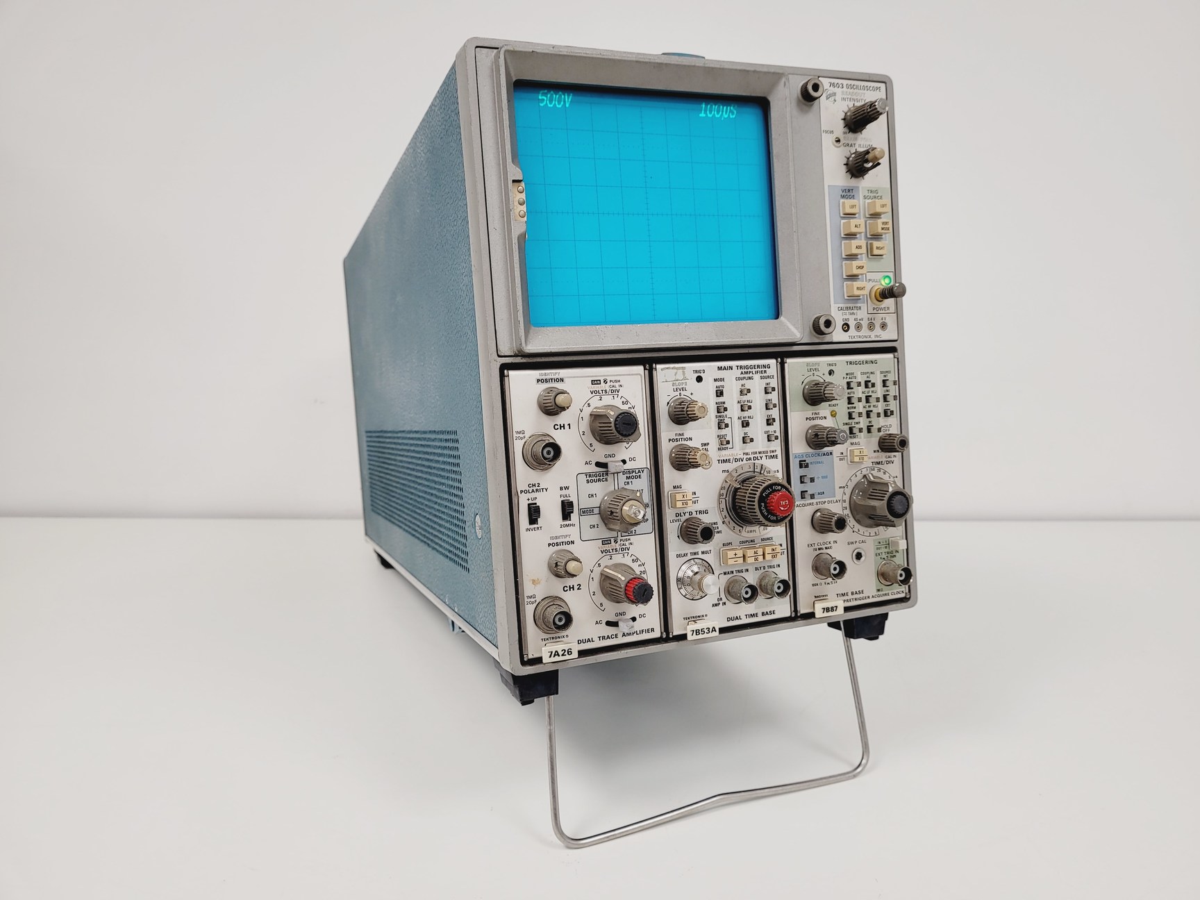 Image of Tektronix Large Screen Vertical Oscilloscope Model 7603 Lab