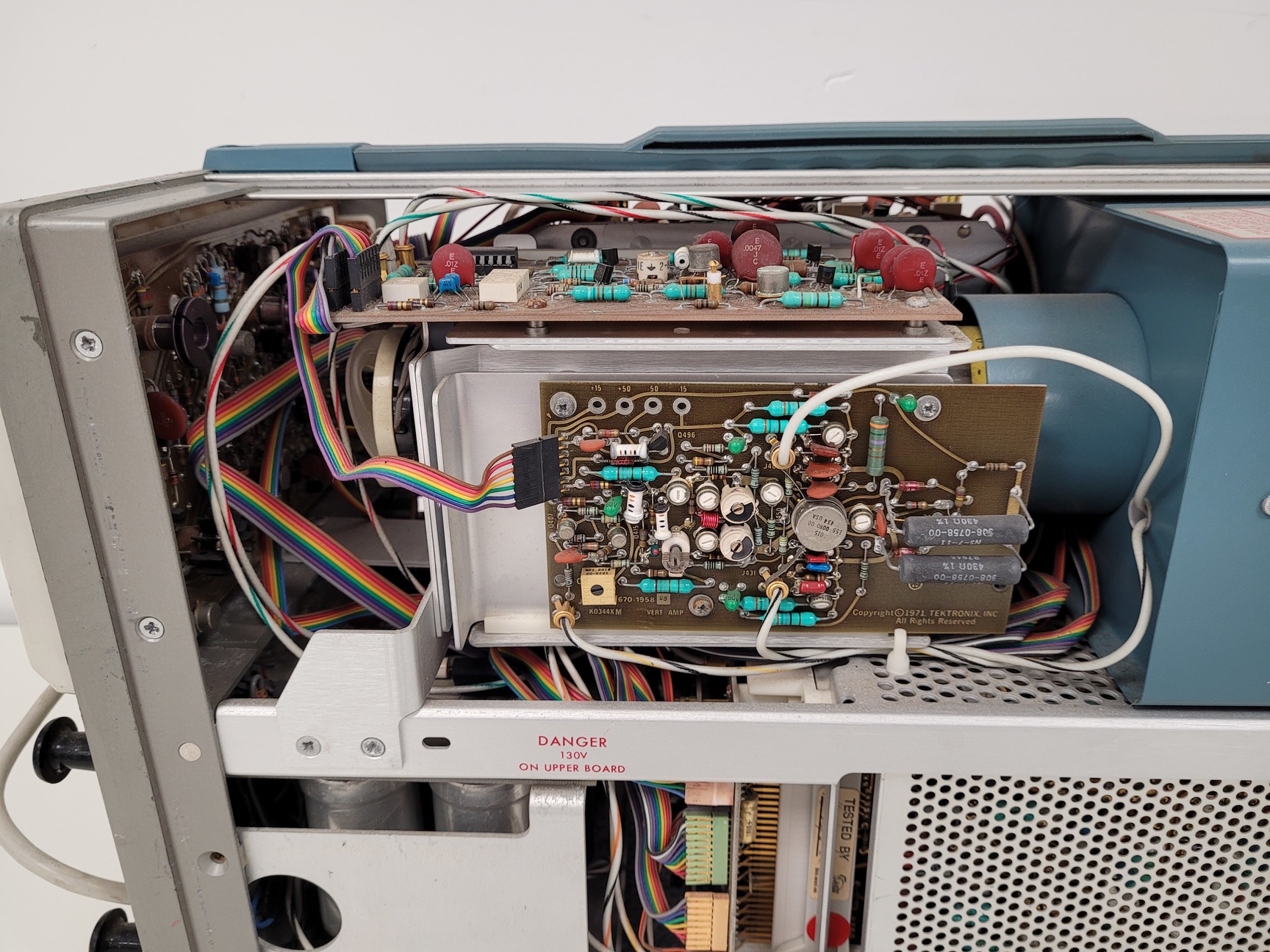Image of Tektronix Large Screen Vertical Oscilloscope Model 7603 Lab