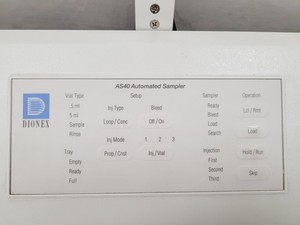 Thumbnail image of Dionex ICS-3000 Ion Chromatography System - DP-1, EG-2, DC-2 AS40 Lab