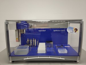 Thumbnail image of Eppendorf EpMotion 5075 LH Automated Liquid Handling System Computer Version Lab