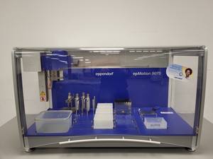 Thumbnail image of Eppendorf EpMotion 5075 LH Automated Liquid Handling System Computer Version Lab