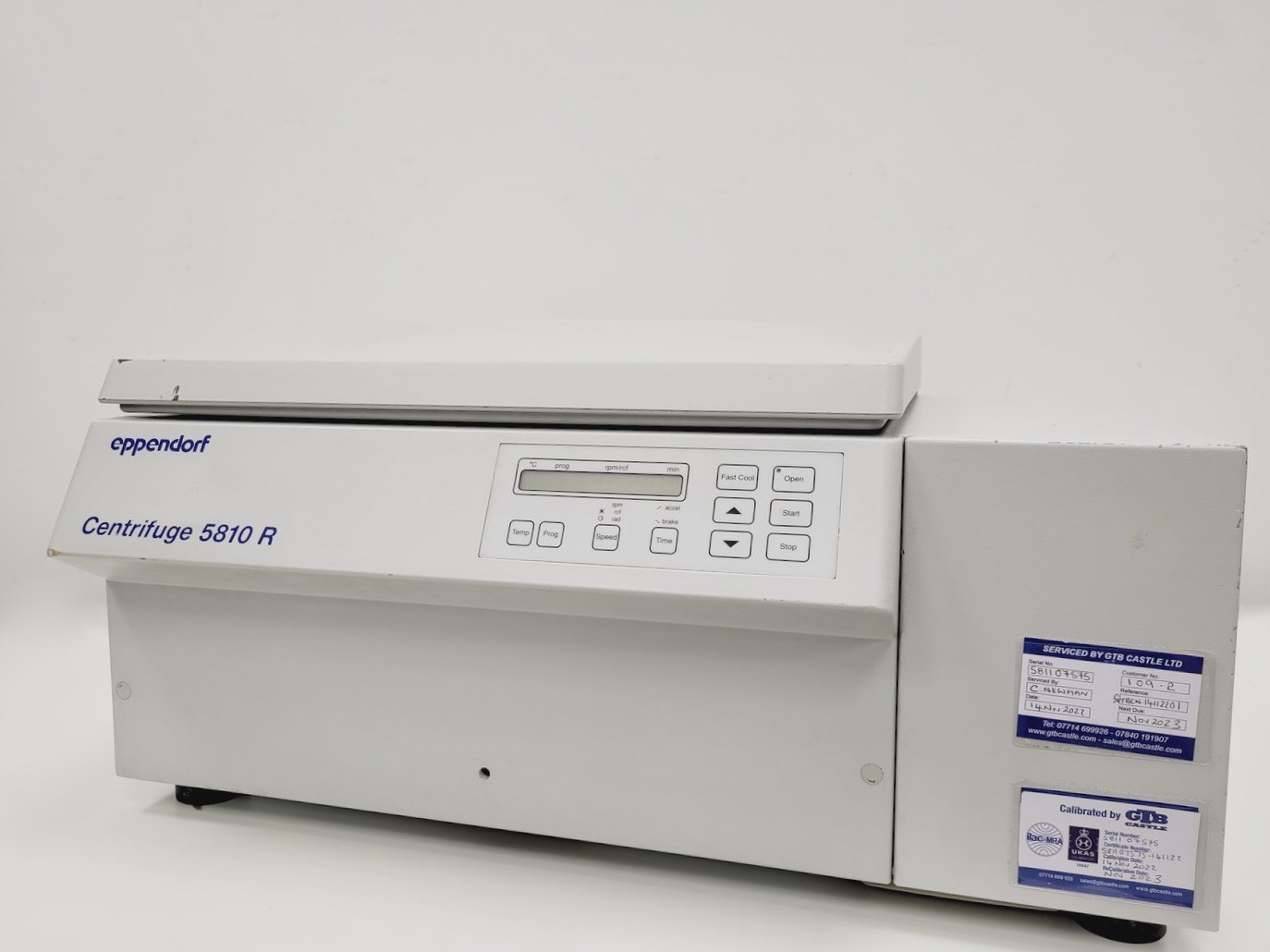 Image of Eppendorf 5810R Refrigerated Laboratory Centrifuge w/ A-4-81 4000rpm Rotor  Lab
