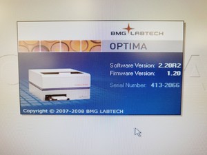 Thumbnail image of BMG Labtech FLUOstar Optima Microplate Reader System with PC & Software Lab