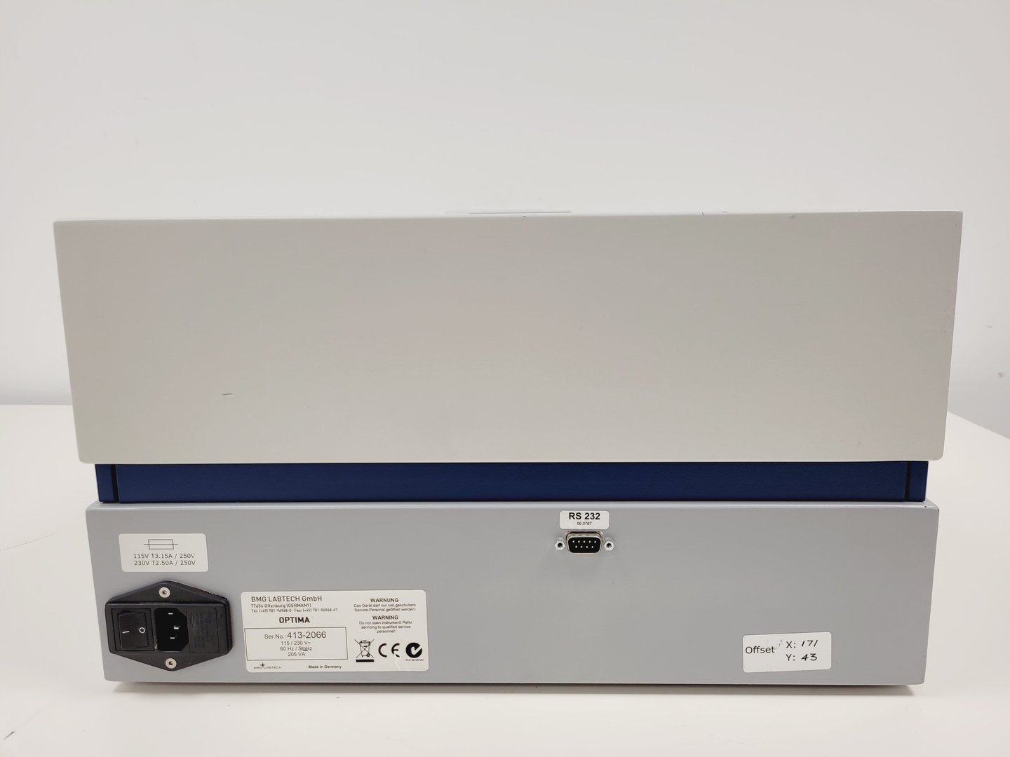 Image of BMG Labtech FLUOstar Optima Microplate Reader System with PC & Software Lab