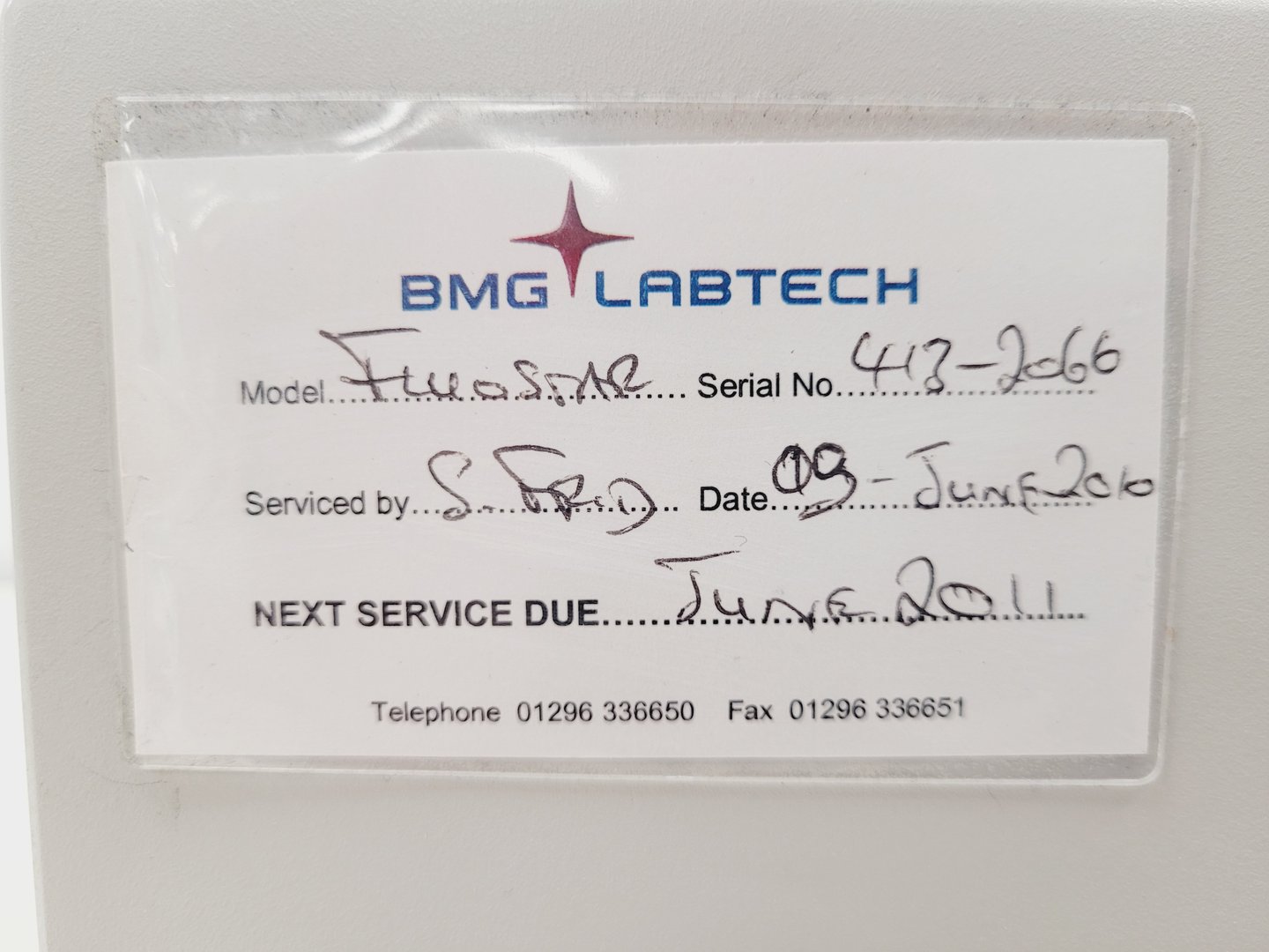 Image of BMG Labtech FLUOstar Optima Microplate Reader System with PC & Software Lab