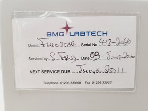 Thumbnail image of BMG Labtech FLUOstar Optima Microplate Reader System with PC & Software Lab