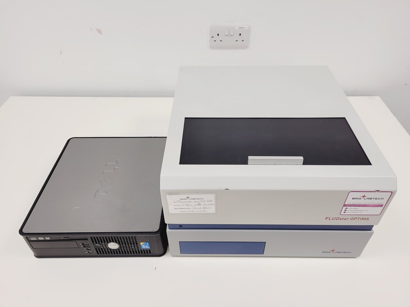 Image of BMG Labtech FLUOstar Optima Microplate Reader System with PC & Software Lab