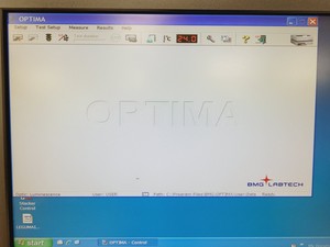 Thumbnail image of BMG Labtech FLUOstar Optima Microplate Reader System with PC & Software Lab