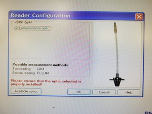 Thumbnail image of BMG Labtech FLUOstar Optima Microplate Reader System with PC & Software Lab