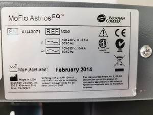 Thumbnail image of MoFlo Astrios EQ Cell Sorter 4 laser system Lab