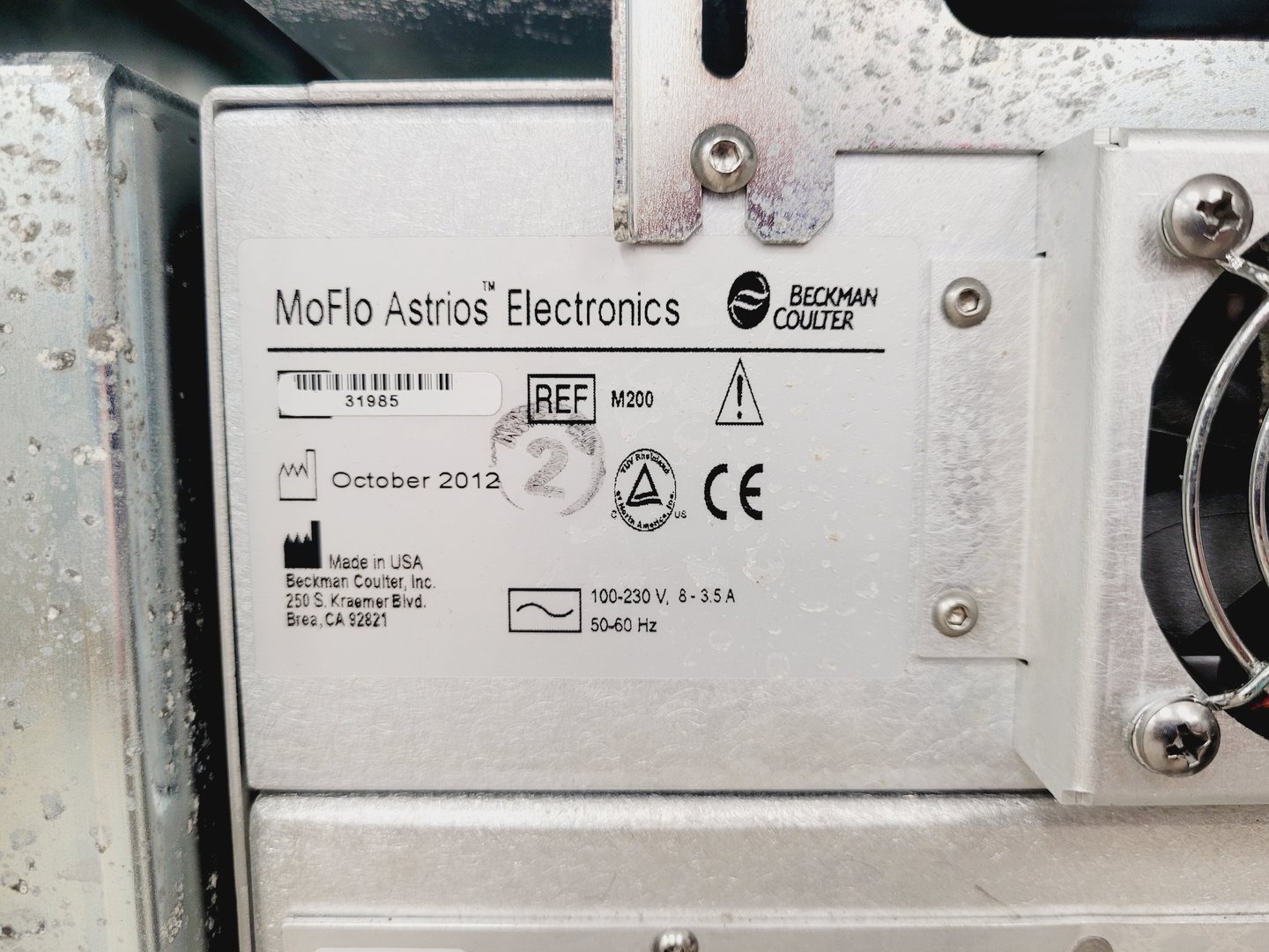 Image of MoFlo Astrios EQ Cell Sorter 4 laser system Lab