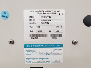 Thumbnail image of New Brunswick Innova 4430 Refrigerated Incubator Double Stack Lab