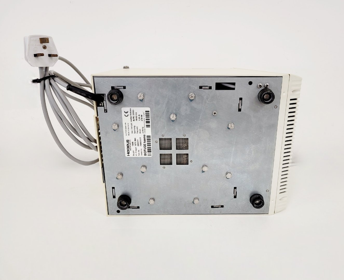 Image of Heraeus Biofuge Haemo Centrifuge with 1067 Haematocrit Dish Rotor Lab