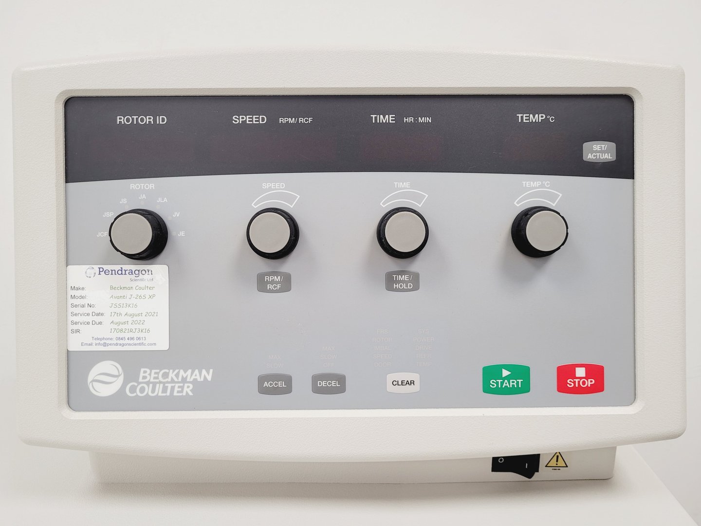 Image of Beckman Coulter Avanti J-26S-XP High Performance Centrifuge with Rotors Lab
