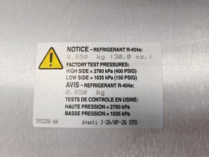 Thumbnail image of Beckman Coulter Avanti J-26S-XP High Performance Centrifuge with Rotors Lab