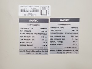 Thumbnail image of Sanyo MDF-U72V ULT VIP Series  Ultra Low Temperature Freezer Lab