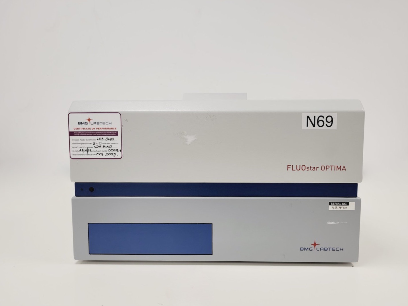 Image of BMG Labtech FLUOstar Optima Microplate Reader System with PC & Software Lab