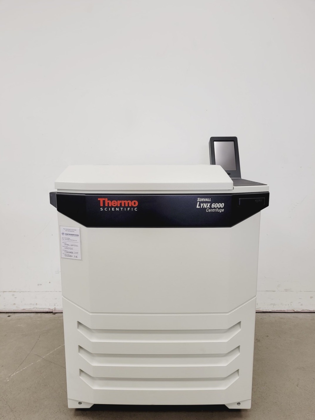 Image of Thermo Sorvall Lynx 6000 Centrifuge With FiberLite F9-6x1000 LEX Rotor Lab