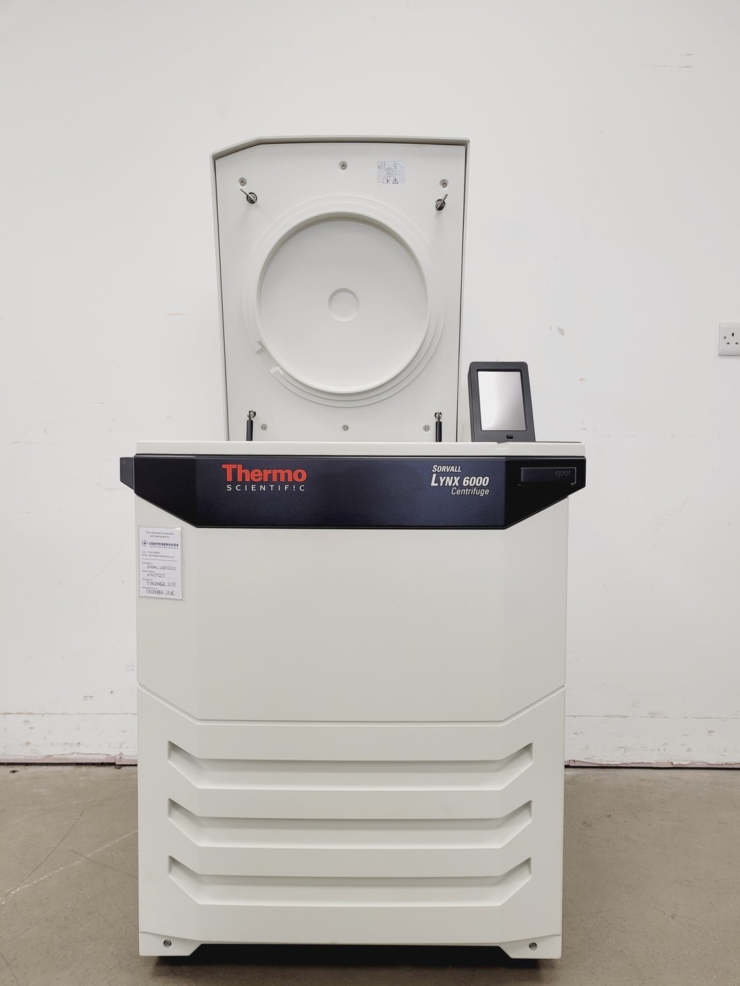 Image of Thermo Sorvall Lynx 6000 Centrifuge With FiberLite F9-6x1000 LEX Rotor Lab