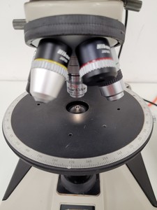 Thumbnail image of Nikon Optiphot Compound Microscope with 5 x Objectives ph3 P DPlan 20P0 Lab