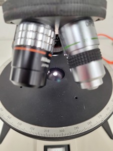 Thumbnail image of Nikon Optiphot Compound Microscope with 5 x Objectives ph3 P DPlan 20P0 Lab