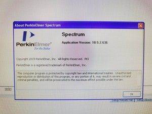 Thumbnail image of Perkin Elmer Spectrum 65  FT-IR Spectrometer System Lab