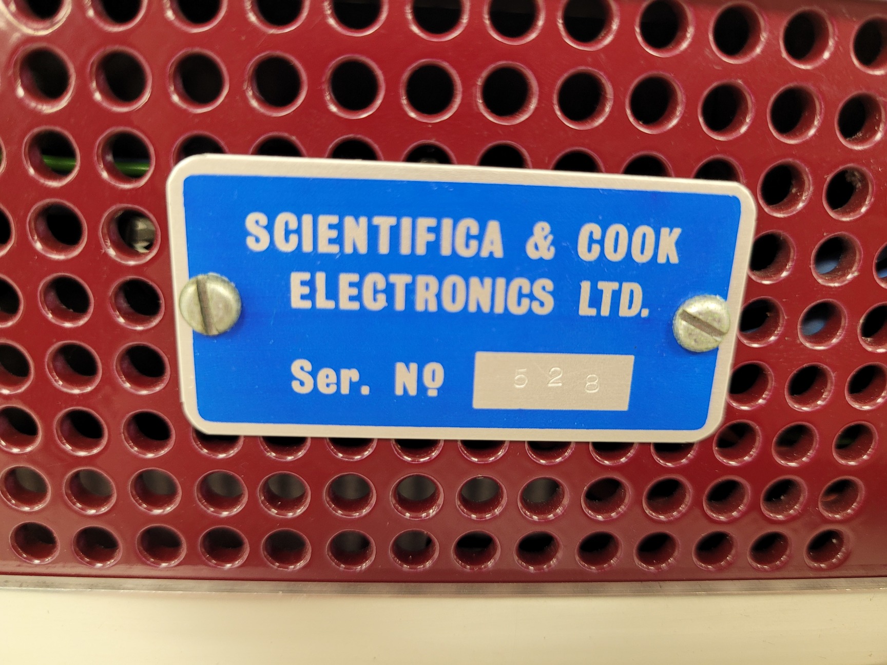 Image of Scientifica & Cook Electronics Gas Laser Lab