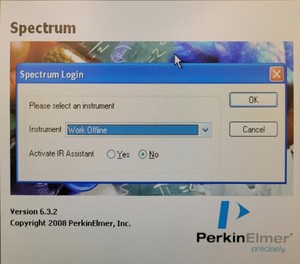 Thumbnail image of Perkin Elmer Spectrum 400 FT-IR/FT-FIR Spectrometer Lab