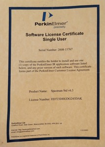 Thumbnail image of Perkin Elmer Spectrum 400 FT-IR/FT-FIR Spectrometer Lab