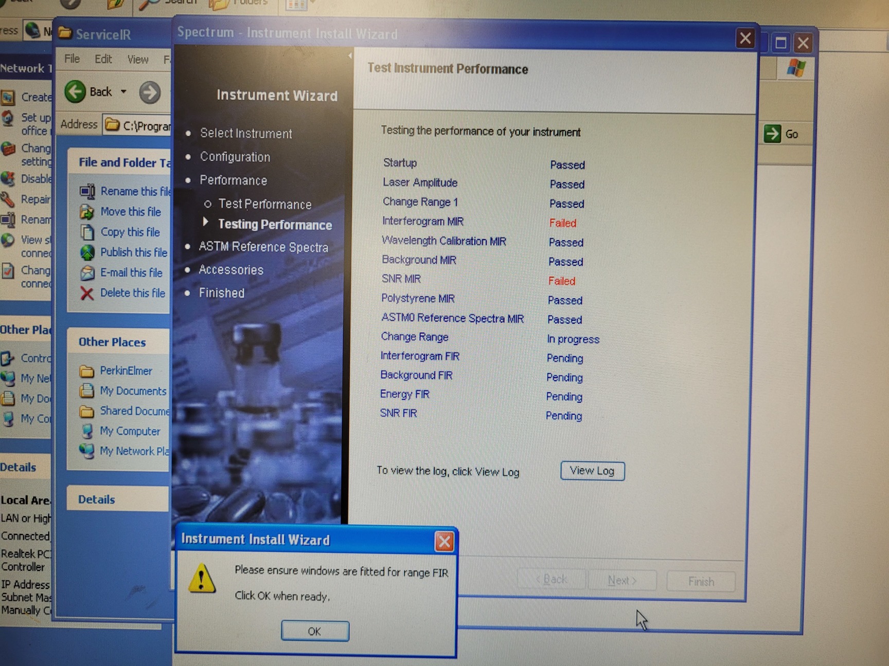Image of Perkin Elmer Spectrum 400 FT-IR/FT-FIR Spectrometer Lab