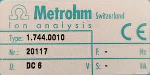 Thumbnail image of Metrohm 744 Benchtop pH Meter  Model: 1.744.0010 Lab Spares/Repairs