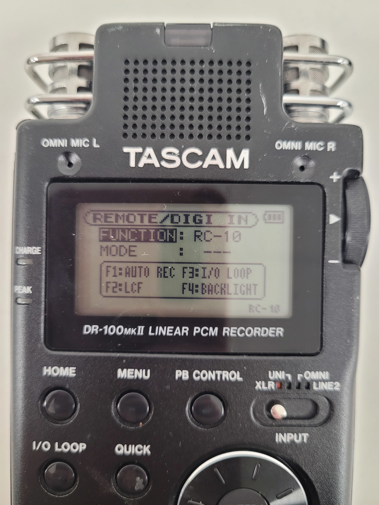 Image of Lot of Tascam PCM Recorders - DR-100MKII , DR-40, RC-10 