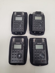 Thumbnail image of Lot of Tascam PCM Recorders - DR-100MKII , DR-40, RC-10 