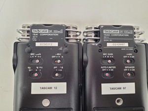 Thumbnail image of Lot of Tascam PCM Recorders - DR-100MKII , DR-40, RC-10 
