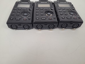 Thumbnail image of Lot of Tascam PCM Recorders - DR-100MKII , DR-40, RC-10 