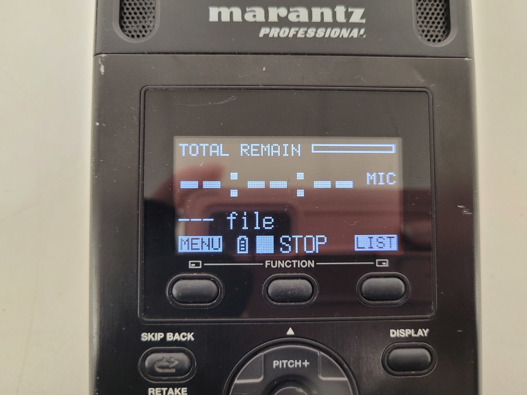 Image of Marantz Professional Solid State Recorder PMD661 MKII with PSU and Jack
