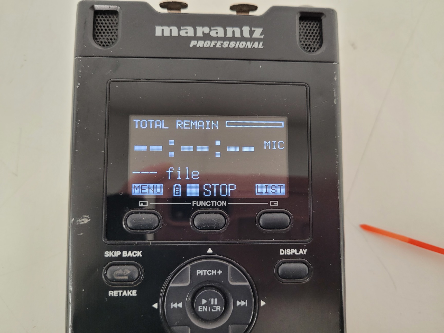 Image of Marantz Professional Solid State Recorder PMD661 MKII with SPU