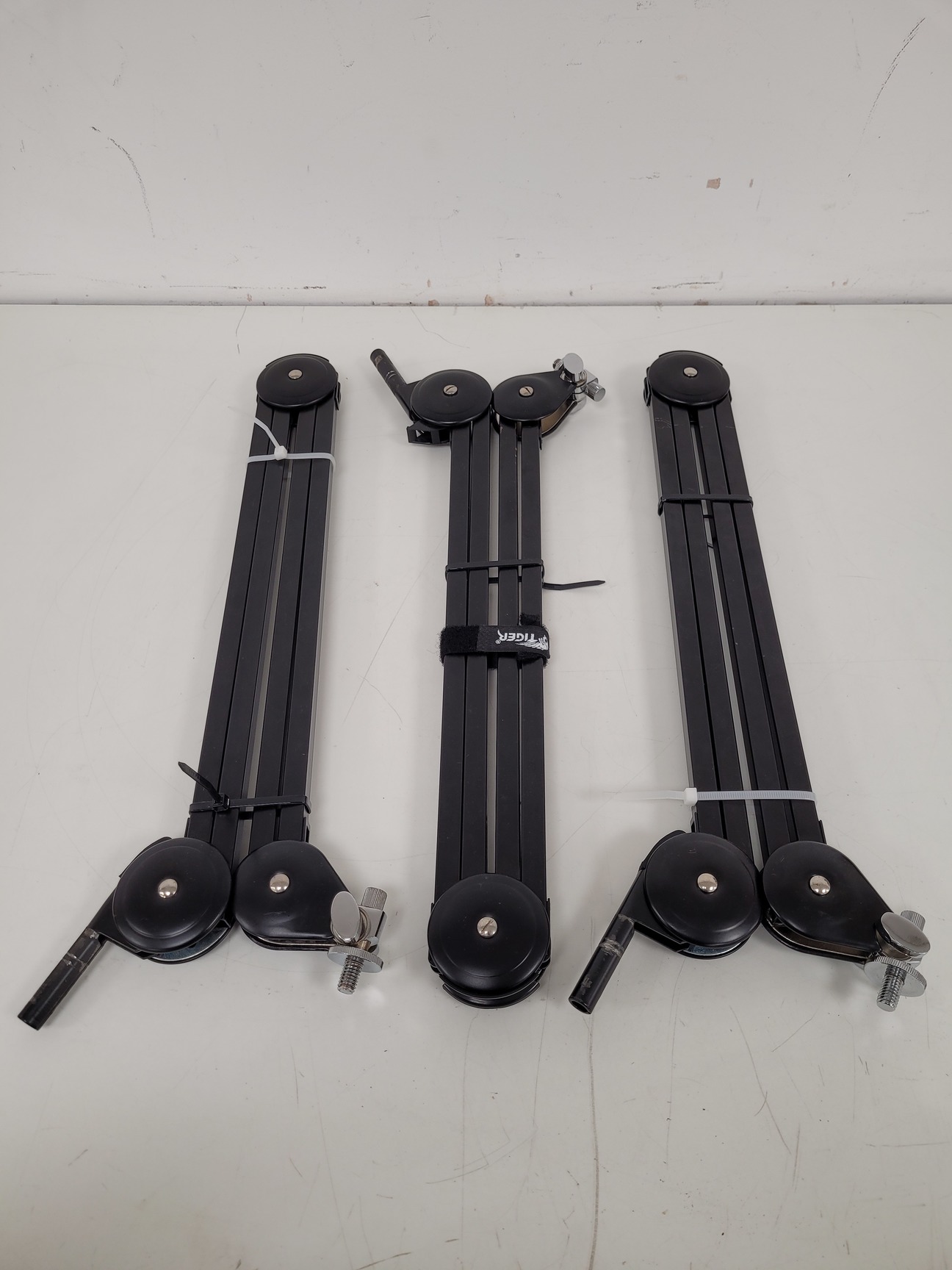 Image of 3x RØDE (Rode) NTA-1 Condenser Microphones with Stands, Pop-Shields & Mounts