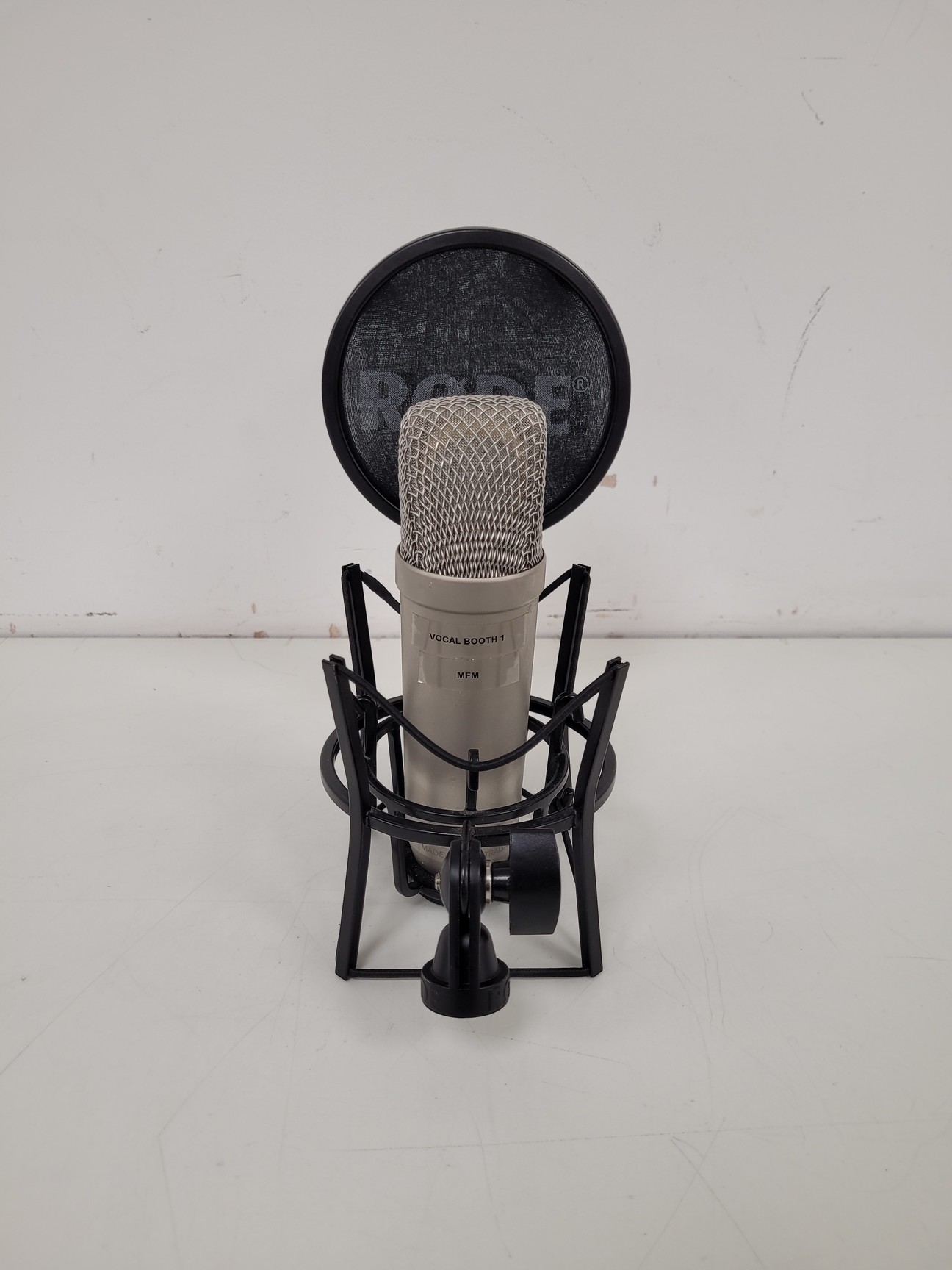 Image of 3x RØDE (Rode) NTA-1 Condenser Microphones with Stands, Pop-Shields & Mounts